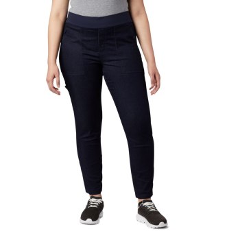 Columbia Broek Dames, Pinnacle Peak Hybrid Plus Size Donkerblauw, 30LAWGDVT